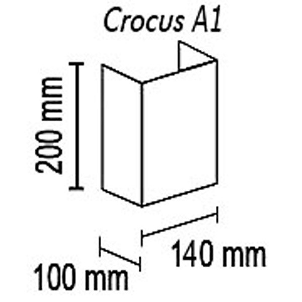 Накладной светильник TopDecor Crocus Glade Crocus_Glade_A1_10_334g