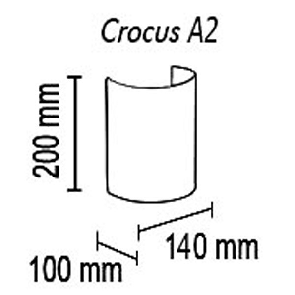 Накладной светильник TopDecor Crocus Glade Crocus_Glade_A2_10_334g