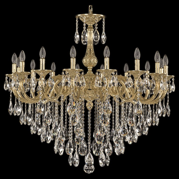 Подвесная люстра Bohemia Ivele Crystal 7101 71101/16/360 B G