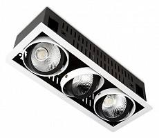 Встраиваемый светильник Ambrella Light Classic T81 T813_BK_CH_3_12W_4200K