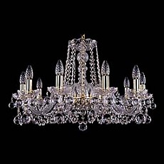 Подвесная люстра Bohemia Ivele Crystal 1402 1402_10_240_G_Balls
