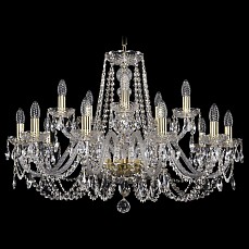 Подвесная люстра Bohemia Ivele Crystal 1402 1402_10_5_300_G