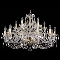 Подвесная люстра Bohemia Ivele Crystal 1402 1402_12_6_300_G