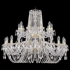 Подвесная люстра Bohemia Ivele Crystal 1402 1402_20_10_360_2d_G
