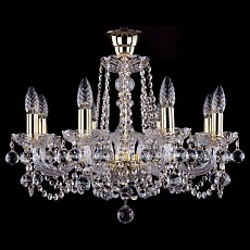 Подвесная люстра Bohemia Ivele Crystal 1402 1402_8_195_G_Balls_Tube