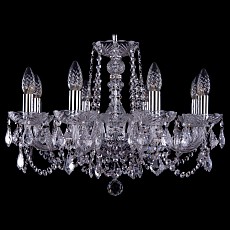 Подвесная люстра Bohemia Ivele Crystal 1402 1402/8/195/Ni/Leafs