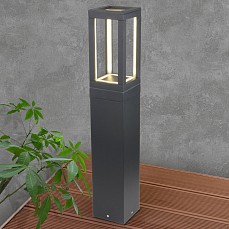 Наземный низкий светильник Elektrostandard Frame 1529 TECHNO LED серый