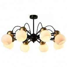 Люстра на штанге Imex Cleo MD.22438-8-S-BK_GD