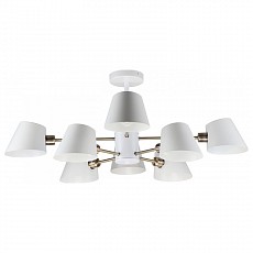 Люстра на штанге Imex MD.9130 MD.9130-8-S_WH_AB