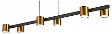 Подвесной светильник Natali Kovaltseva LOFT LED LED LAMPS 81129/6C BRASS BLACK