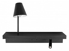 Бра с полкой Loft it Shelf 10216_2W_Black