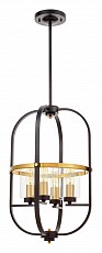 Люстра на штанге LUMINA DECO Monterey LDP_1141-4_BK_MD