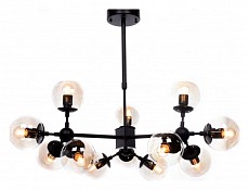 Люстра на штанге LUMINA DECO Zodiak LDP_160-12_BK