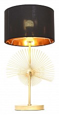 Настольная лампа декоративная LUMINA DECO Fabi LDT_5534_GD_BK